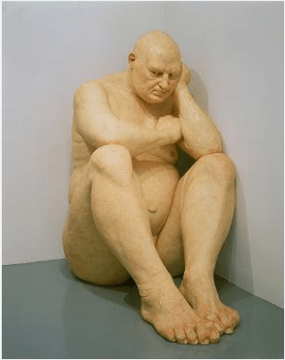 Ron Mueck , le gros homme, 2000