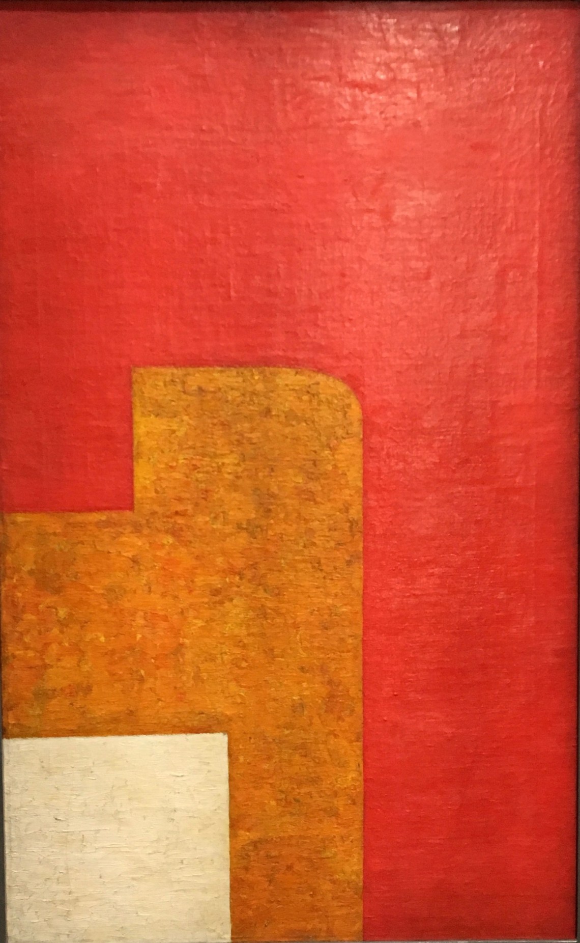 1. Wladylaw Strezminski, Composition architectonique 13 c 1929, huile sur toile. Muzeum Sztuki, Lodz