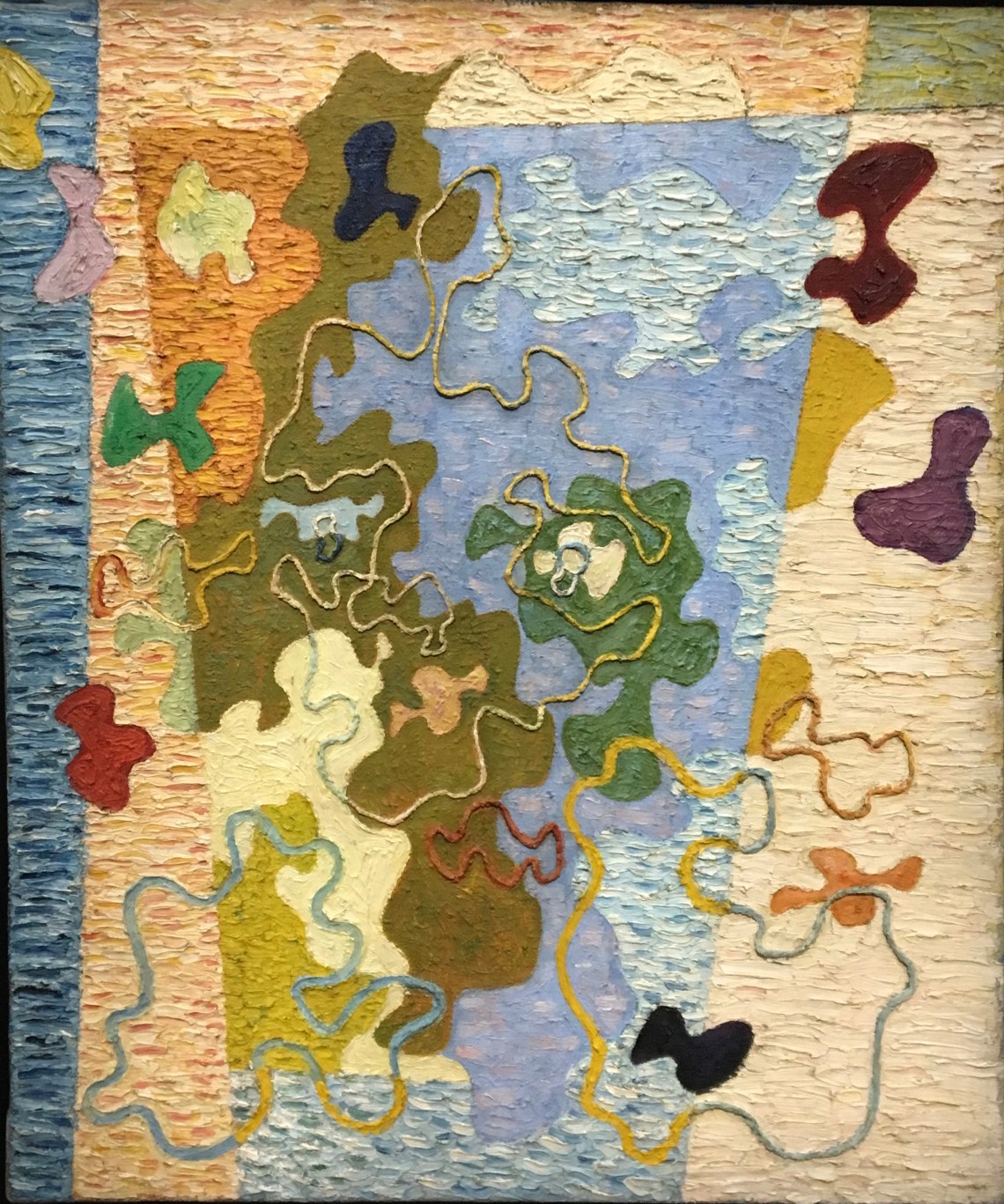 5. Wladylaw Strzeminski, Rémanence lulineuse une femme à la fenêtre, ca.1948. Huile sur toile, Muzeum Sztuki, Lodz.j