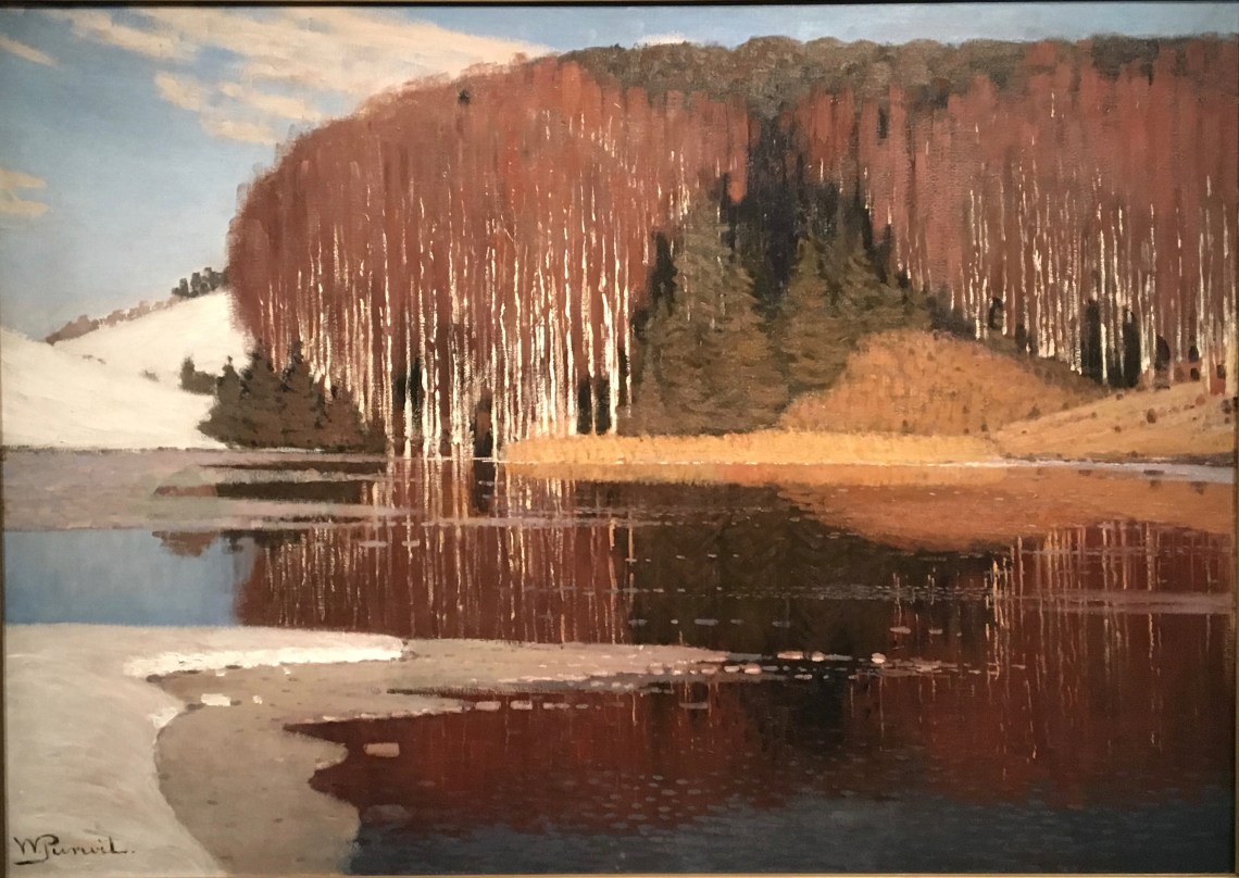 6. Vilhelms Purvitis, 1872-1945, Les eaux printanières, vers 1910, Riga, musée national des Beaux-arts de Lettonie