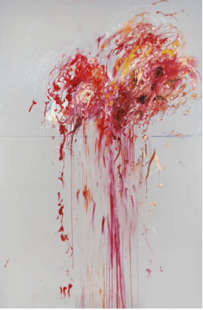 Cy Twombly, Neuf Discours sur Commode, VIII, 1963