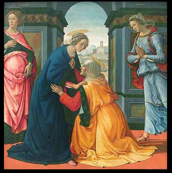 Domenico Ghirlandaio, visitation, 1491