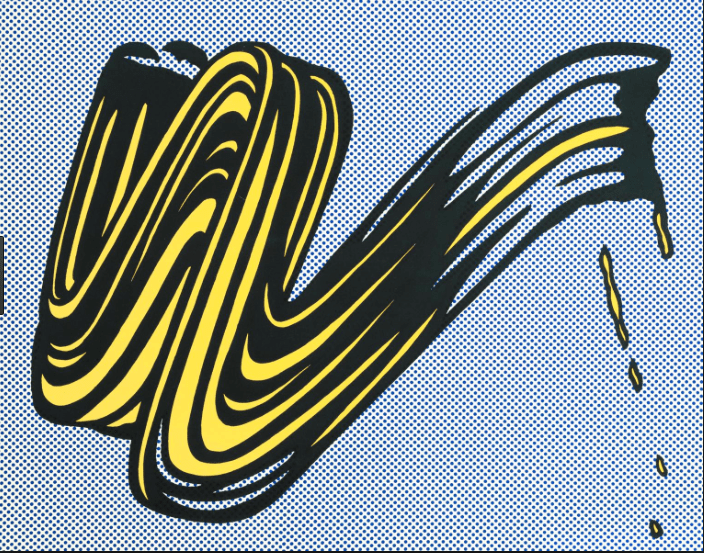 ROY LICHTENSTEEIN, BRushstroke, 1965